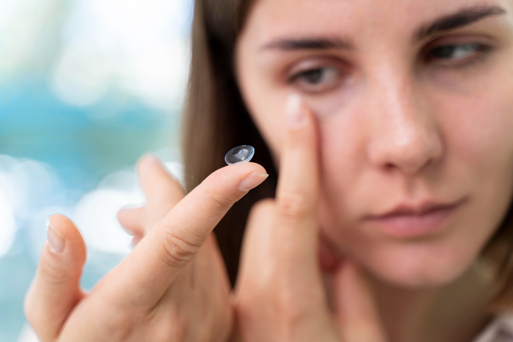 אלרגיה בעיניים - רגישות לעדשות מגע